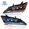 Headlight for LEXUS ES240 upgrade headlight three lens blue color and red color types