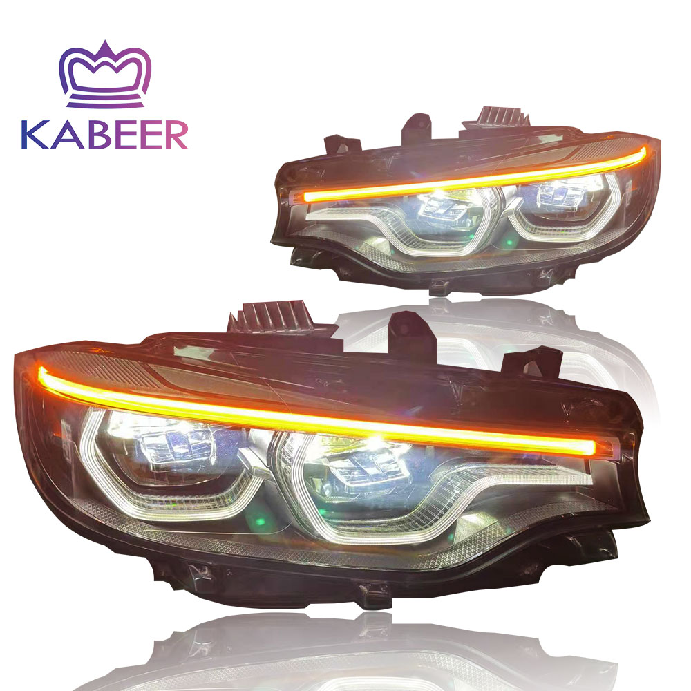 LED F32 Headlight for BMW 4 Series 2013-2019 F32 F33 car Upgrade to FULL LED New Style Headlight 2018 F32 laser headlight