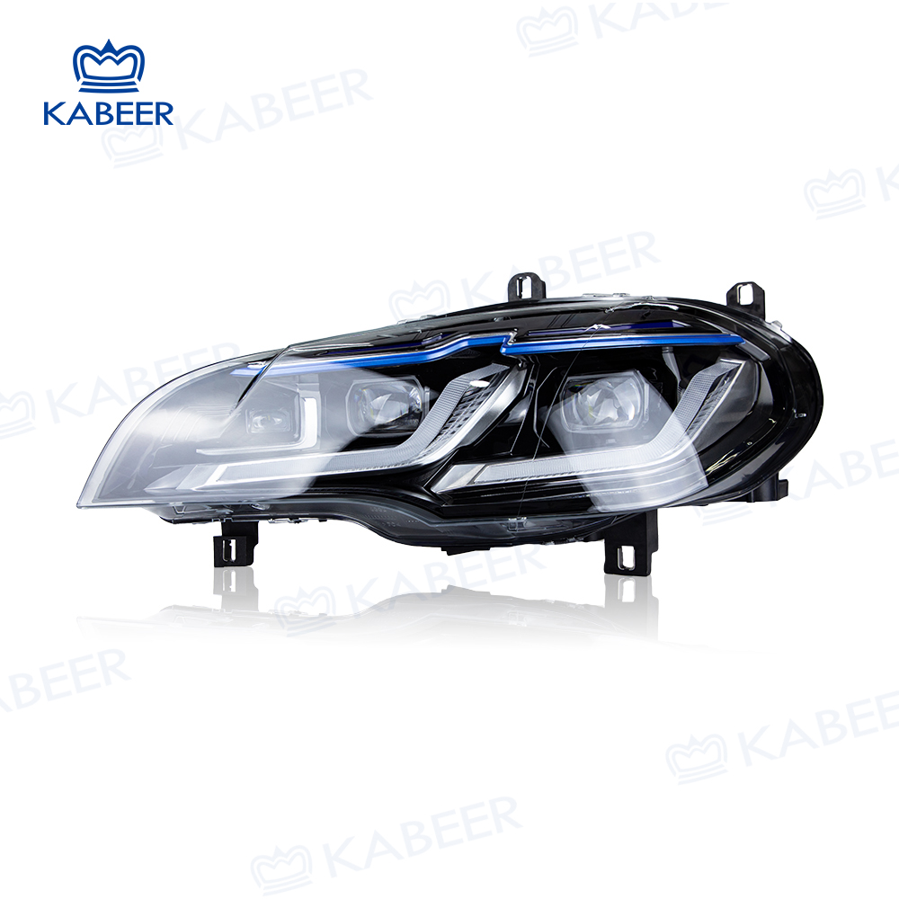 Modified E70 LED Headlight for BMW X5 2009-2013 E70 X5 xenon update to G30 version E70 Led headlamp