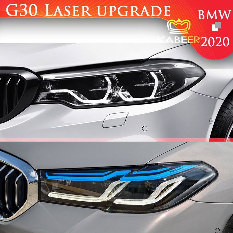 Kabeer G30 headlight For BMW 5 series 2018-2022 G38 G30 LED Headlamp car upgrade M5 style laser headligh