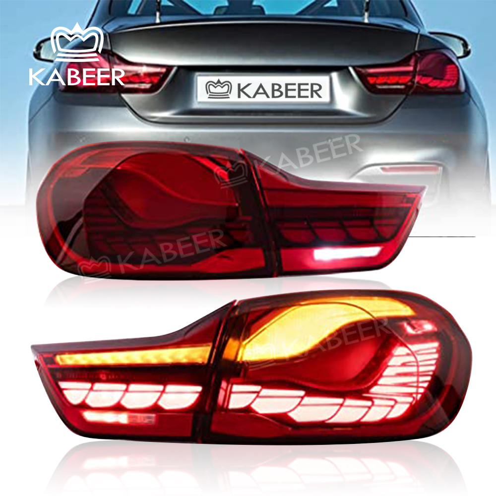 Kabeer Modified F32 Tail Lights For BMW 4-series 2013-2016 GTS F32 F33 F36 F82 F83 3D Dynamic Dragon Scale Rear lights