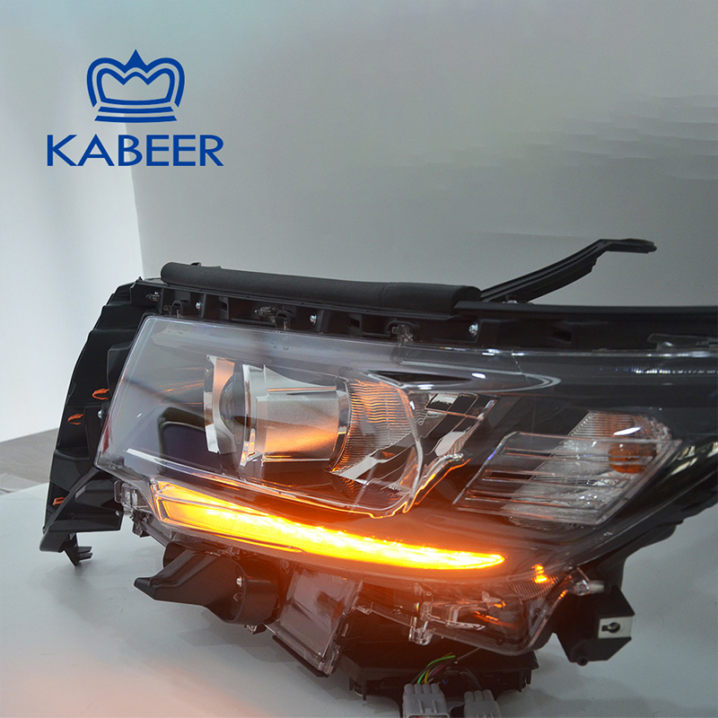 KABEER GRJ150 FJ150 Land Cruiser Prado Modified Headlight Head Lamp With High Quality Hot Selling Upgrade Headlight 2018--2022