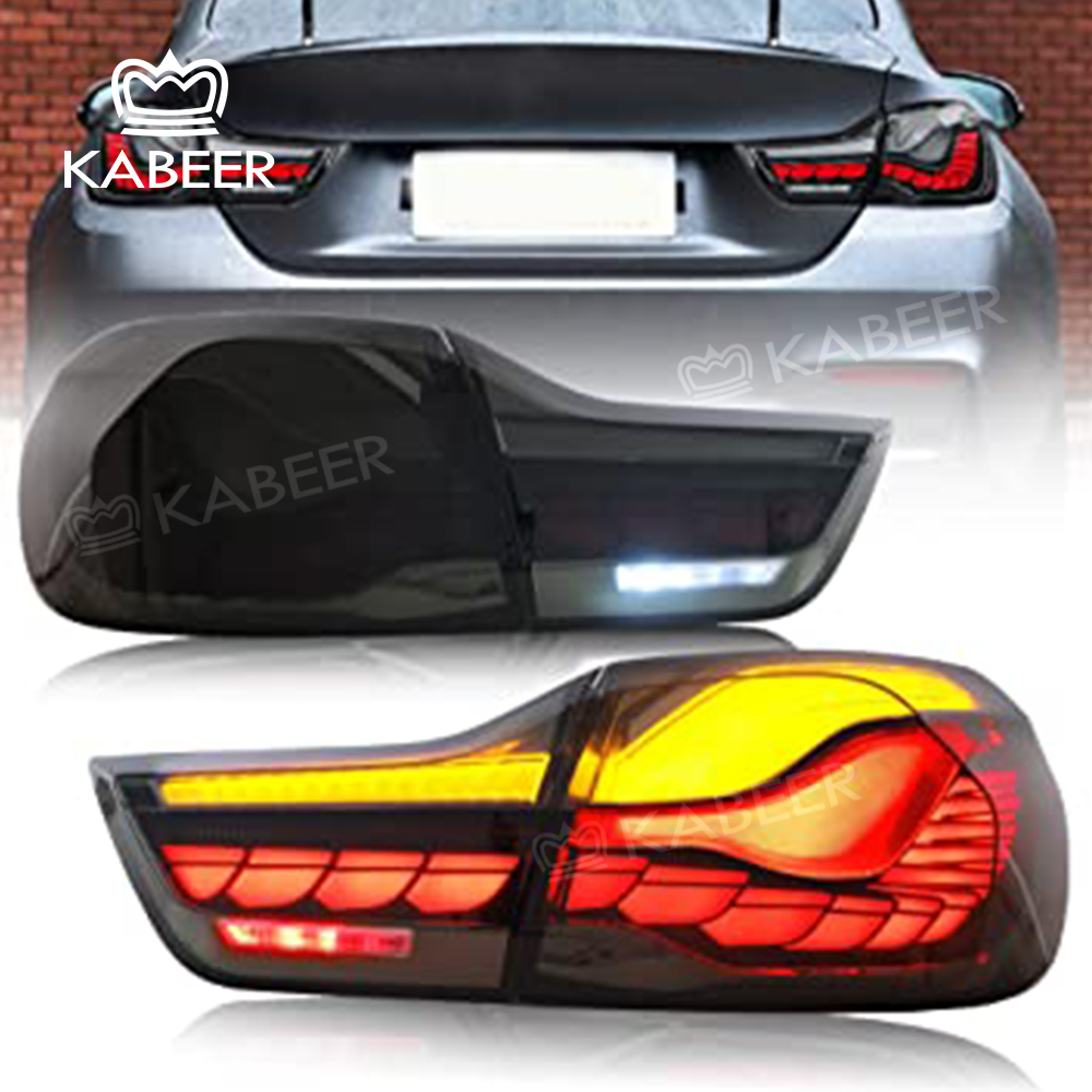 Kabeer Modified F32 Tail Lights For BMW 4-series 2013-2016 GTS F32 F33 F36 F82 F83 3D Dynamic Dragon Scale Rear lights