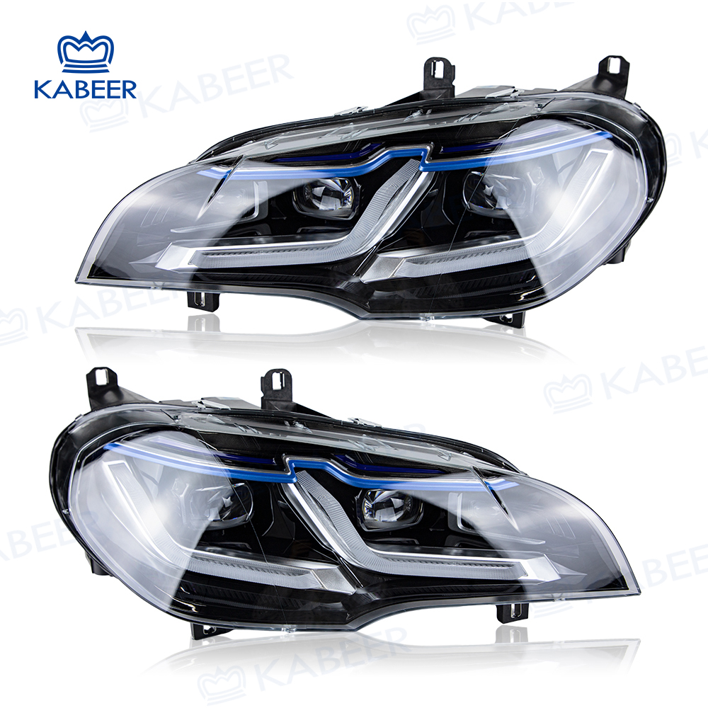 Modified E70 LED Headlight for BMW X5 2009-2013 E70 X5 xenon update to G30 version E70 Led headlamp