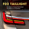 Kabeer modified F01 tail light for BMW 7 Series F01 F02 2010-2015 740 740cli car to upgrade to G11 style rear light no need cut