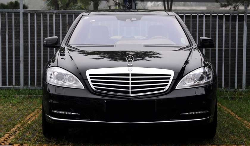 W221 headlight fit for Benz S class W221 2006-2008 old converted into new style Modified version front light