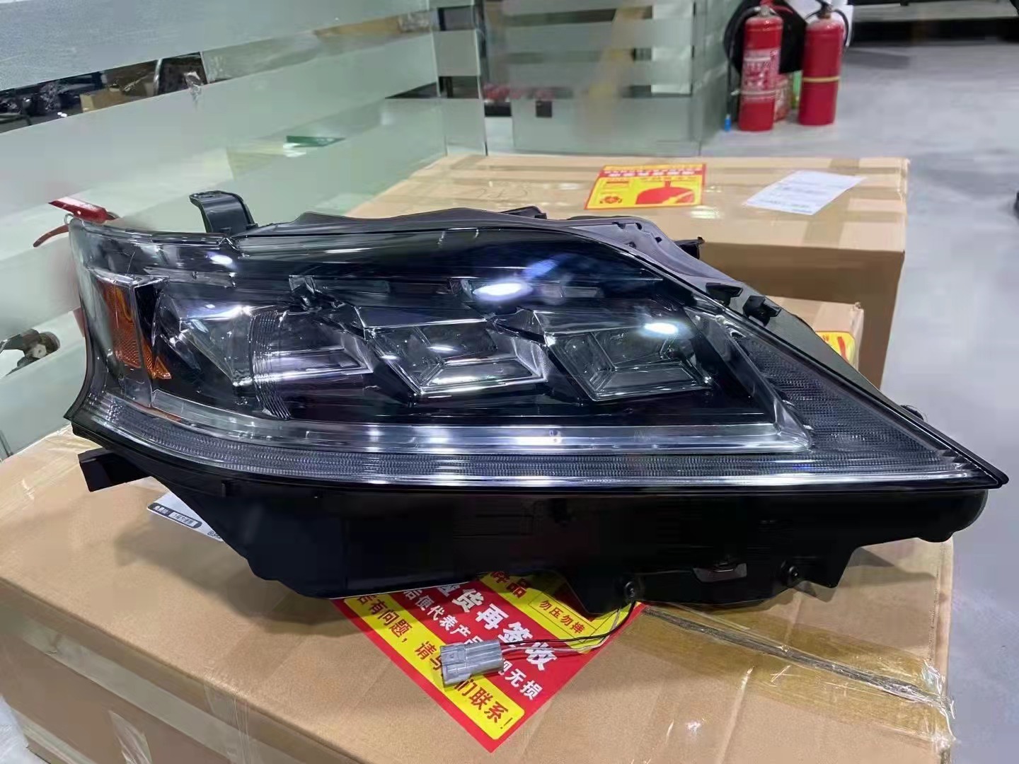 Full LED Dynamic Triple Eyes Headlight Headlamp Assembly for Lexus Rx270 Rx350 Rx450h 2009-2015 Upgrade Head Lamp Head Light