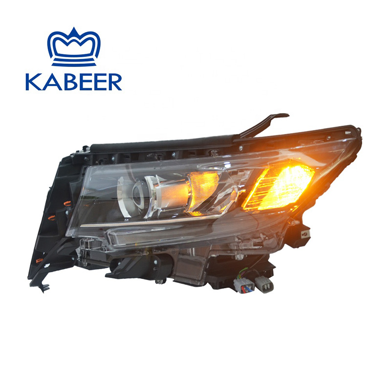 KABEER GRJ150 FJ150 Land Cruiser Prado Modified Headlight Head Lamp With High Quality Hot Selling Upgrade Headlight 2018--2022