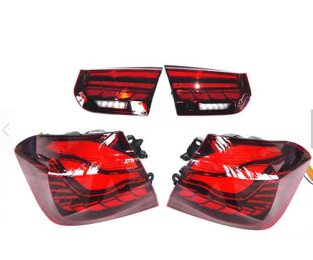 Plug and play F30 Tail light for BMW 2012-2019 3 series F30 modify Red Dragon Scale style Rear Lights Facelift