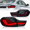 Kabeer Modified F32 Tail Lights For BMW 4-series 2013-2016 GTS F32 F33 F36 F82 F83 3D Dynamic Dragon Scale Rear lights