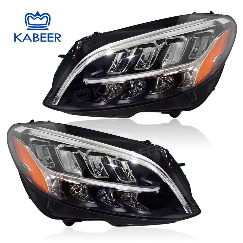 2018 W205 Headlight special for America Benz W205 C-Class C300 C63 AMG C200 C260 USA Type Headlight OEM C63 C300