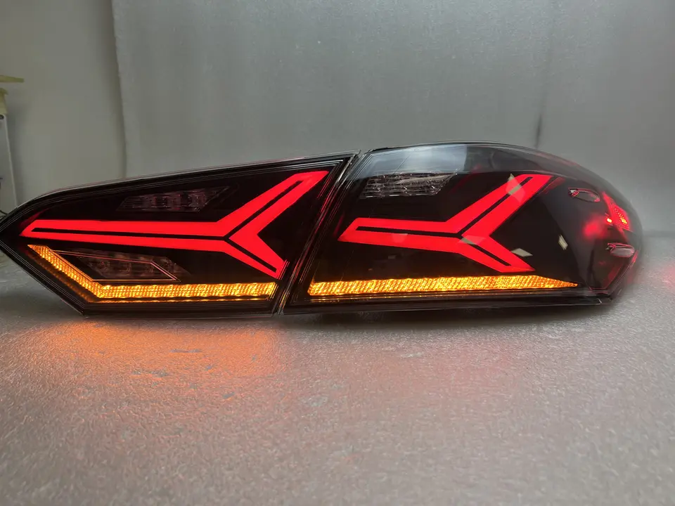 Kabeer upgrade tail light For Camry V70 lambo style fog Lights Day Running Light DRL Tuning Car Accessories Tail