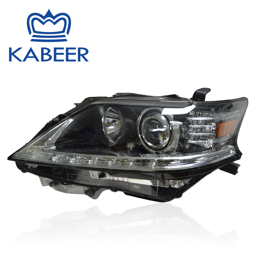 Full LED Dynamic Triple Eyes Headlight Headlamp Assembly for Lexus Rx270 Rx350 Rx450h 2009-2015 Upgrade Head Lamp Head Light