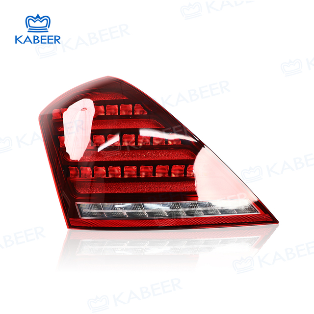 Kabeer Modified W221 Tail Light for Benz S Class 2009-2012 W221 Taillamp to Upgrade New Style Rear Light Break Light