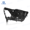 Q3 Headlight Base For Audi 2019-2022 Car Protective Headlight Cover Transparent Lamp Black housing