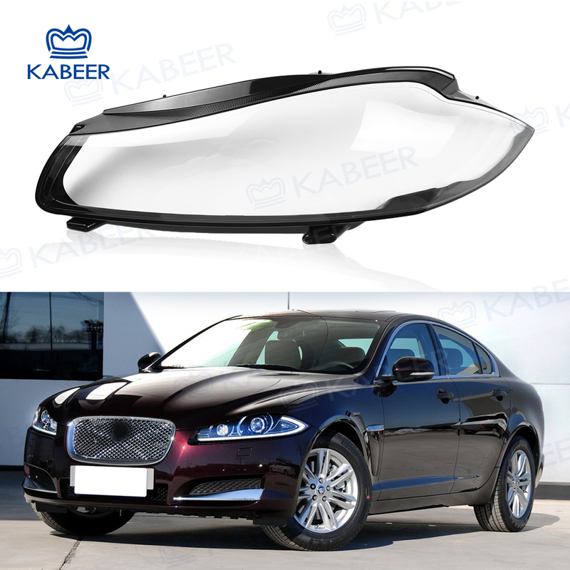 XF Headlight glass Lens cover For Jaguar XF 2012-2015 Car Protective Headlight Cover Transparent Lamp shade Glass