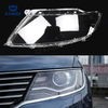 MKX Headlight glass Lens cover For Lincoln MKX 2015-2018 Car Protective Headlight Cover Transparent Lamp shade Glass