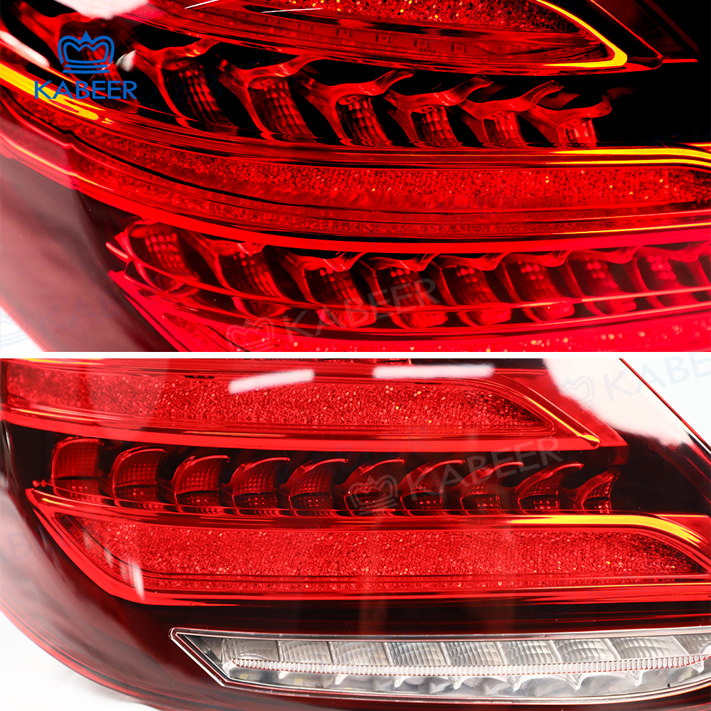 Kabeer Modified W212 Tail Light for Benz E Class 2009-2015 W212 Taillamp to Upgrade to S Class New Style Rear Light Break Light
