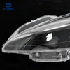 Teana Headlight glass Lens cover For Peugeot 508 2011 Car Protective Headlight Cover Transparent Lamp shade Glass