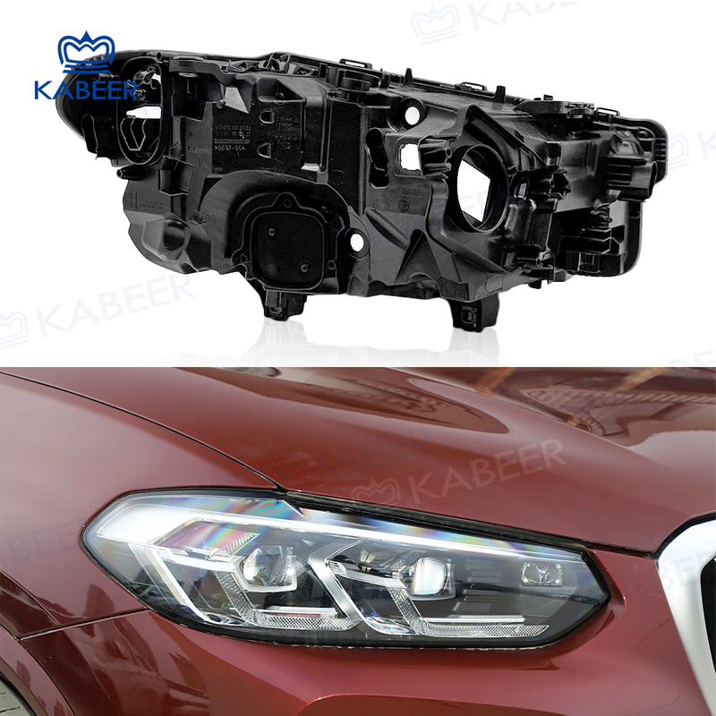 G08 Headlight Base For BMW X3 2022-2024 G01 Car Protective Headlight Bracket Transparent Lamp shade Brace housing