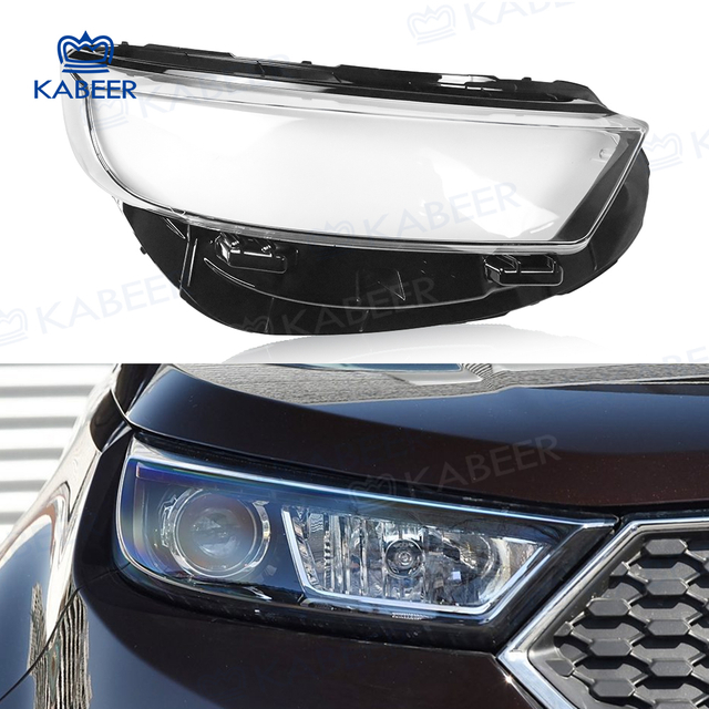 Territory Headlight glass Lens cover For Ford Territory 2019-2021 Car Protective Headlight Cover Transparent Lamp shade Glass