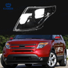 Explorer Headlight glass Lens cover For Ford Explorer 2011-2015 Car Protective Headlight Cover Transparent Lamp shade Glass