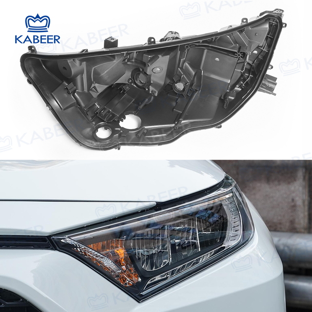 RAV4 Headlight Base For Toyota RAV4 2020 Car Protective Headlight Cover Transparent Lamp housing