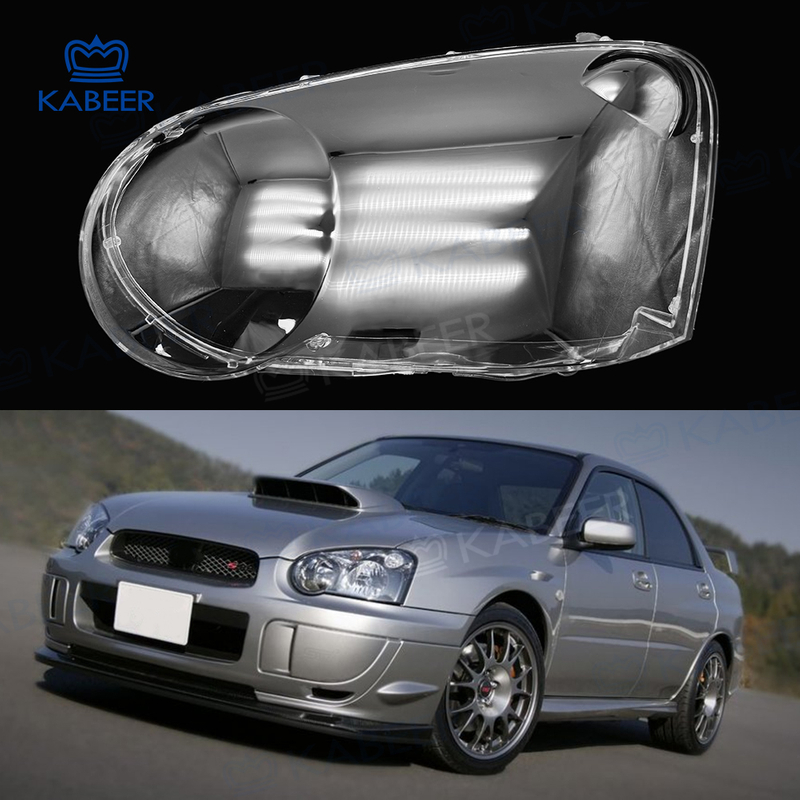 Car Headlamp Lens For Subaru Impreza 2003-2005 Plastic Cover Transparent Shell Headlight Glass Replace The Original Lampshades