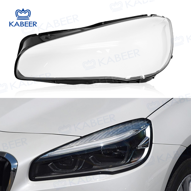 F22 Headlight glass Lens cover For BMW 2 series 2018-2020 F87 Car Protective Headlight Cover Transparent Lamp shade Glass