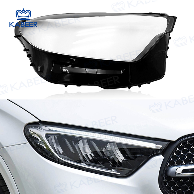 Headlight Transparent Lens Cover for Benz GLC 2023-2024 W254 Headlight Lamp Light Cover OEM restore car headlight parts