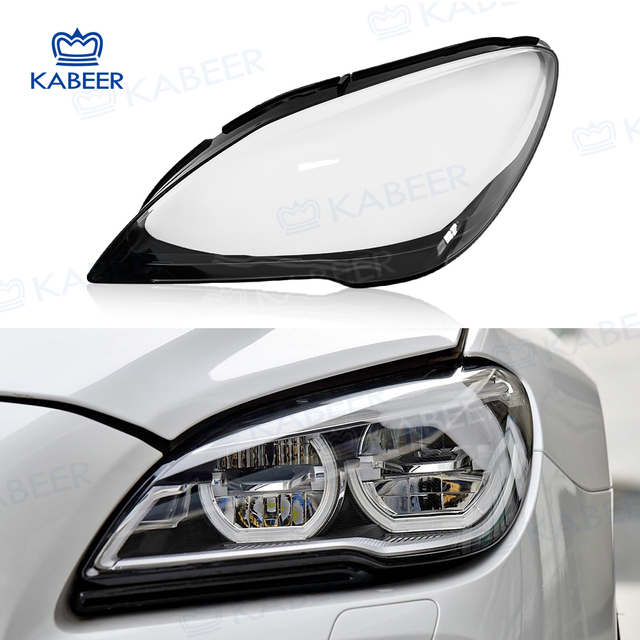 Kabeer Car headlight system for BMW 6 series 2015-2017 headlamp lens cover