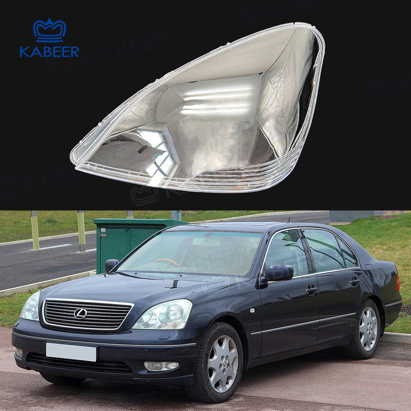 LS430 Headlight glass Lens cover For Lexus LS430 99-03 Car Protective Headlight Cover Transparent Lamp shade Glass