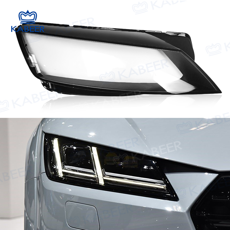 TT Headlight glass Lens cover For Audi TT 2015-2022 Car Protective Headlight Cover Transparent Lamp shade Glass