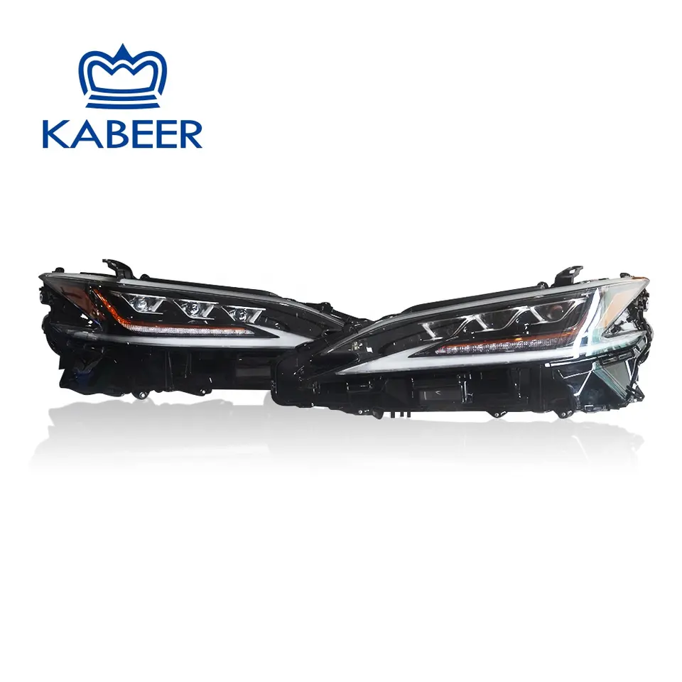 Modified ES LED headlight for ES200 ES250 ES300h ES350 2018 2020 upgrade modify to triple lens version laser headlamp