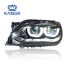 F01 Full LED headlight for 2010-2015 7 series F01 xenon headlamp upgrade modified to F02 LED headlight with angel eye