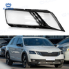 Octavia Headlight glass Lens cover For Skoda Octavia 2017-2019 Car Protective Headlight Cover Transparent Lamp oversea Spec