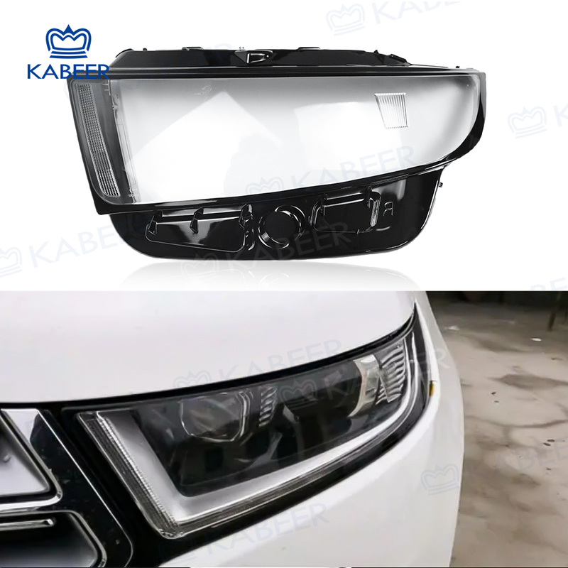 Edge Headlight glass Lens cover For Ford Edge 2015-2018 Car Protective Headlight Cover Transparent Lamp shade Glass