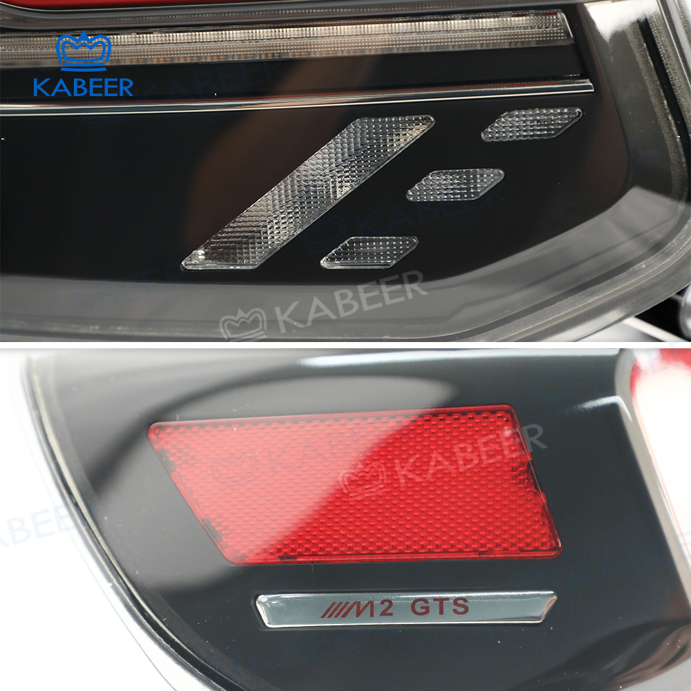 Kabeer Modified F22 Tail Light for BMW 2014-2021 F22 F87 Taillamp to Upgrade to New Red Style Rear Light Version