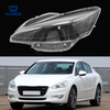 Teana Headlight glass Lens cover For Peugeot 508 2011 Car Protective Headlight Cover Transparent Lamp shade Glass