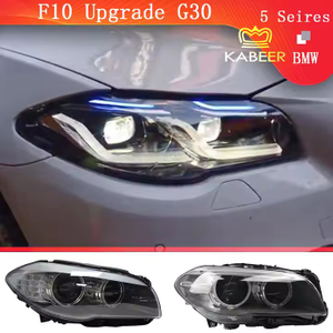 Modified Headlight for BMW 5 series F10 2010-2016 Halogen headlight upgrade to LED Headlight.