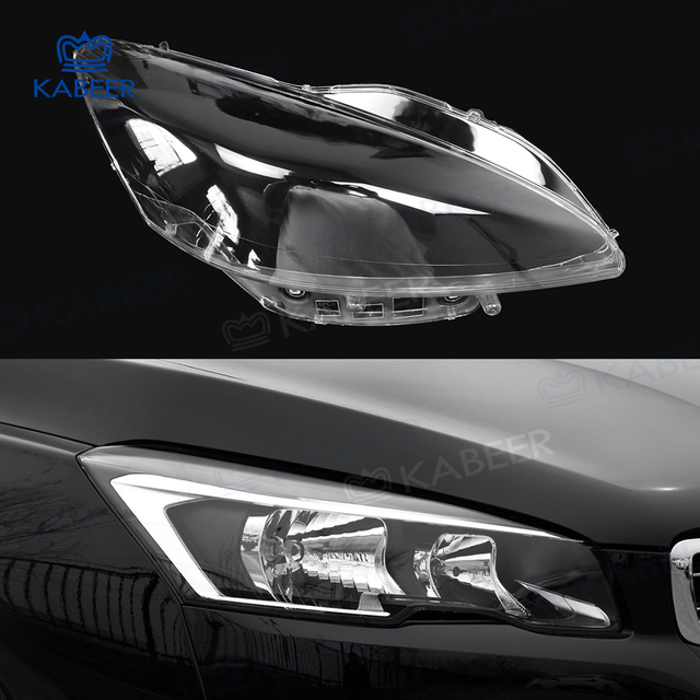 508 Headlight glass Lens cover For peugeot 508 2011-2014 Car Protective Headlight Cover Transparent Lamp shade Glass