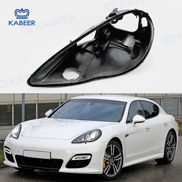 Headlight Housing for Porsche Panamera 970 2010-2014 Headlight Base bracket Lamp Light Cover