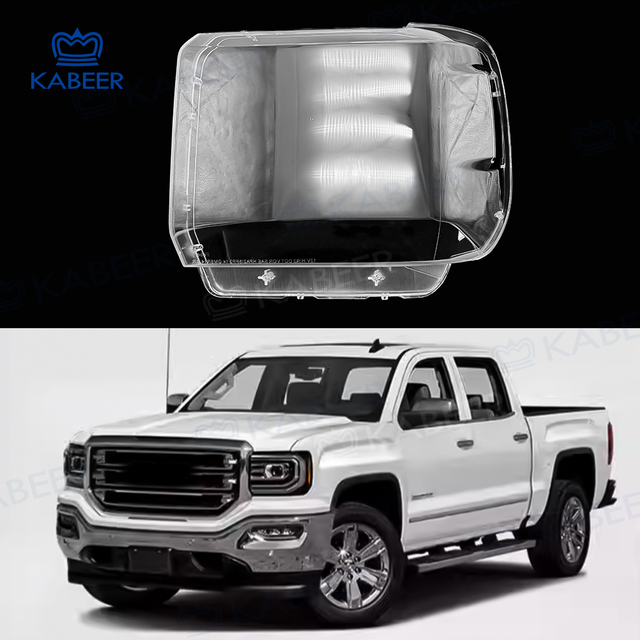 Headlight Transparent Lens Cover for GMC SIERRA 2014-2018 Headlight Lamp Light Cover OEM restore car headlight parts