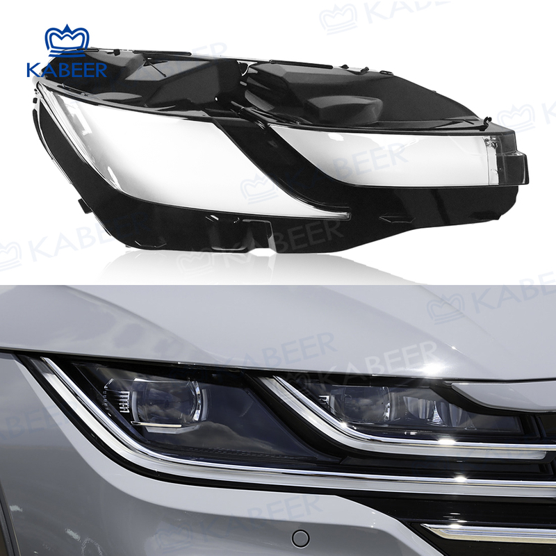 CC Headlight glass Lens cover For VW CC 2020-2023 Car Protective Headlight Cover Transparent Lamp shade Glass