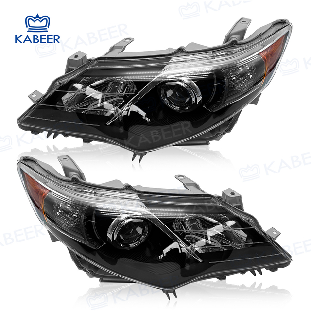 OE Assembly Headlights For Toyota Camry Headlamp 2012-2014 USA Version Replacement Left and Right Black type