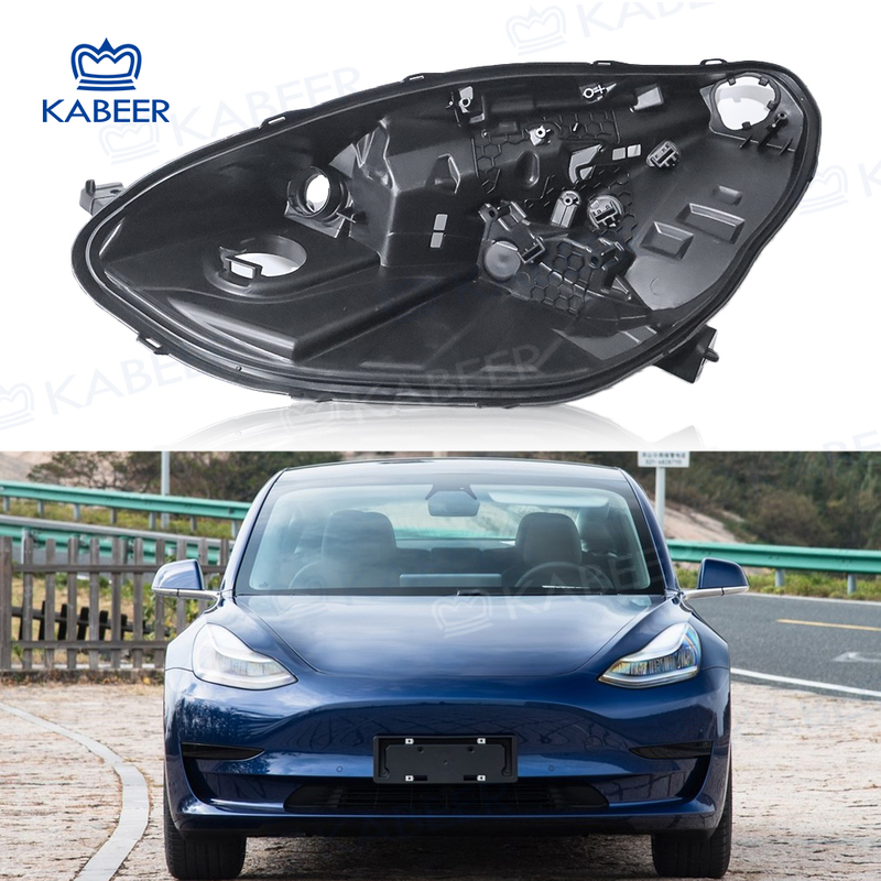 Model 3 Headlight Base For Tesla Model 3 2019-2021 no AFS Car Protective Headlight Cover Transparent Lamp shade Glass